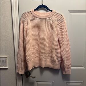 Varley Light Pink Knit Women's Sweater